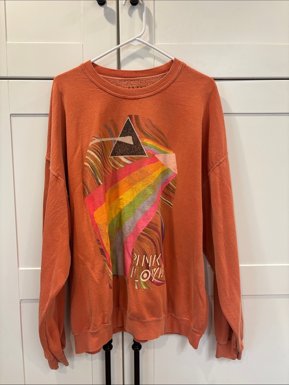 Pink Floyd Orange oversized Urban Outfitters Crewneck
